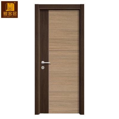 China Sound Insulation New Arrival High Quality PVC MDF Free Coated Painted Interior Wooden Door for sale