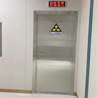 China Hospital Anti-Radiation Lead X-Ray Swing Door Windproof Custom Sliding X Ray Lead Door for sale