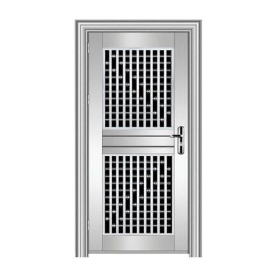 China Foshan Security Anti-theft Protective Front Entrance Stainless Steel Exterior Doors for sale