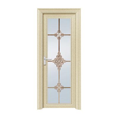 China Custom villa luxury toilet glass doors waterproof design bathroom aluminum door for sale