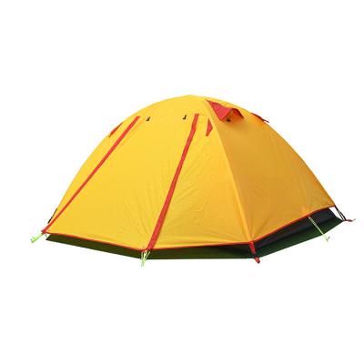 China Diagonal Tying Type Foldable Large People 3-4 Single Layer Industrial Travel Family Waterproof Beach Beach Hiking Tent Outdoor Camping Tent for sale