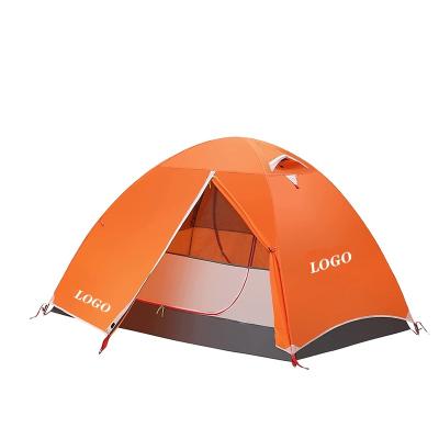 China Outdoor Large Vestibule Camping Tent 1-2Person Double Deck Camping Air Tent Cheapest Outdoor Gear Custom Rainproof Open Tent for sale