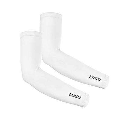 China OEM Breathable Design Solid Color Seamless Compression Arm Sleeves For Sportswear Soccer Gear for sale