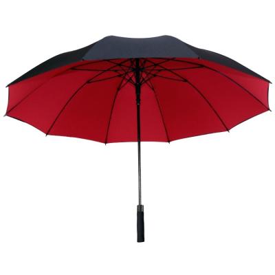 China Sun Protection UV50+ Manufacturer Fashion Automatic Open Golf Windproof Straight Umbrella for sale