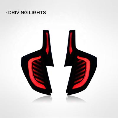 China High Performance Tail Light For HONDA FIT 2014-2020 GK5 GK4 LED Parking Running Taillight Rear Light Reverse Tail Lamp FIT Ribs Style Tail Lamp for sale