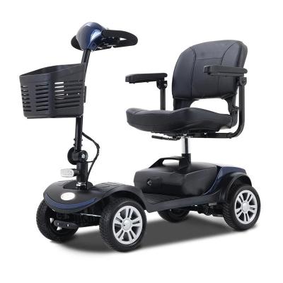 China As Shown China 4 Wheels Mobility Scooter Car Electric Vehicles For Elderly With Double Folding Drive Electric Cars Adults Vehicle for sale