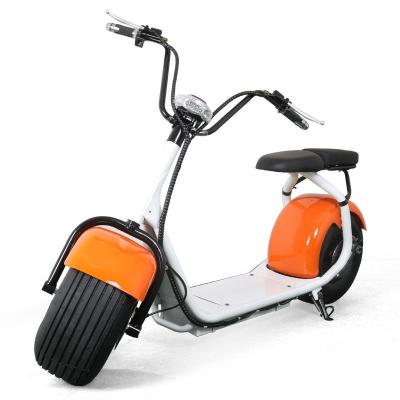 China Fashion unisex light battery car harlly with wide tire harleymen two seat 2 wheel adult electric car for sale