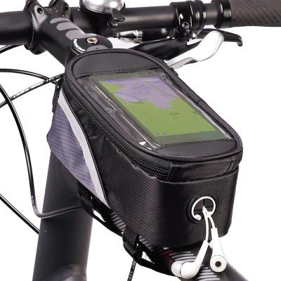 China Outdoor Recycling Main Frame Holder Screen Phone Recycling Mount Bag Bicycle Bike Tube Handlebar Cell Mobile Phone Filter Bezel Filters with Touch Screen for sale