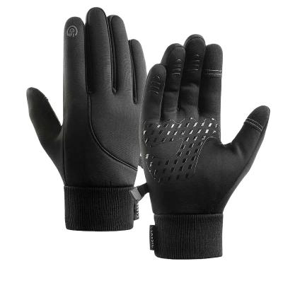 China Riding Motorcycle Windproof Recycling Waterproof Antiskid Ski Warm Bike Gloves Outdoor Scooter Gloves Winter Touch Screen Bicycle Gloves for sale