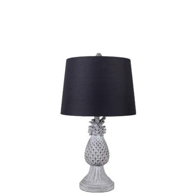 China Modern New Design Modern Pineapple Resin Led Table Lamp for sale