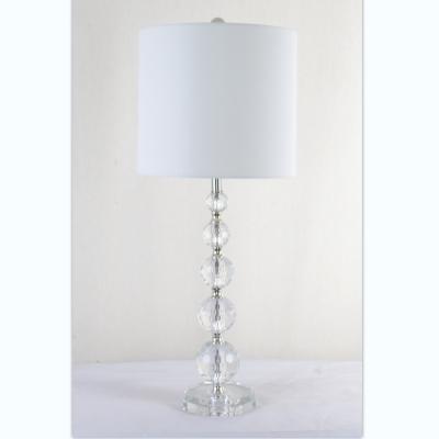 China Nordic high quality modern hotel globe crystal table lamp for sale