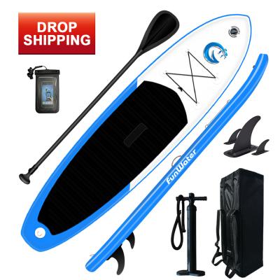 China FUNWATER Drop Shipping SUP Unisex High Quality Paddle Board Light Weigh Paddle Board Surfboard Design Surf Board for sale