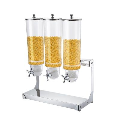 China Shake Mirror Dispenser Polish Cereal Supplying Used Stainless Steel Bulk Cereal Dispenser for sale