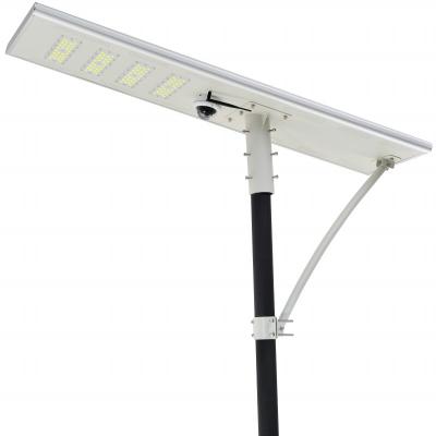 China Super Bright 100W 150W Garden Driveway Led All In One Integrated Solar Street Light With Camera for sale