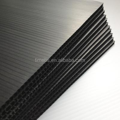 China Lightweight customized ESD black correx panel for sale