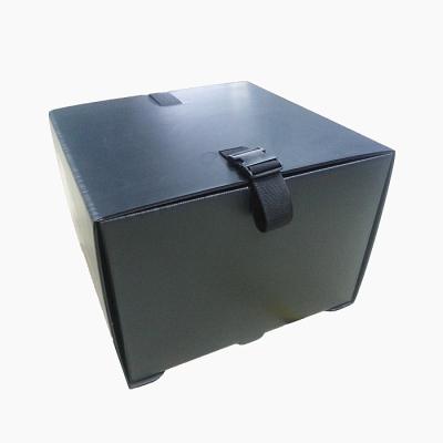 China Waterproof Motorcycle Plastic Delivery Box Corrugated Plastic Pizza Delivery Box For Bikes for sale