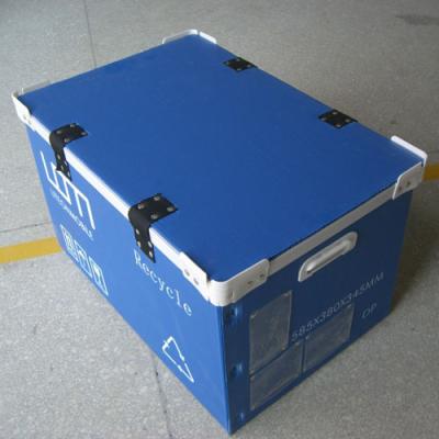 China Recyclable polypropylene plastic boxes/collapsible corrugated containers/trash cans for sale