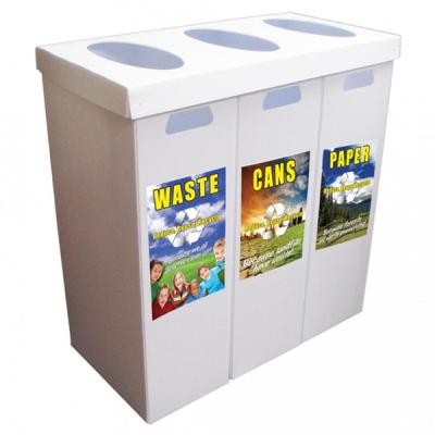 China Sustainable Folding Plastic Garbage Bin Corrugated Large Plastic Garbage Garbage Bin With Lid for sale