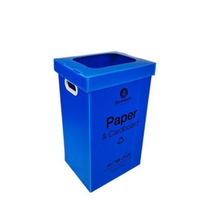 China PP Corflute Collapsible Foldable Cardboard Plastic Bin Corrugated Plastic Recycling Bins for sale