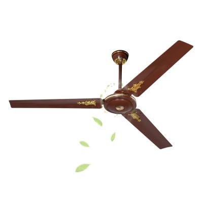 China Hotel Cheap Price Decorative 56 Inch Ceiling Fan 48 Inch Electric Fan With 100% Pure Copper Motor Motor Aluminum Fans for sale