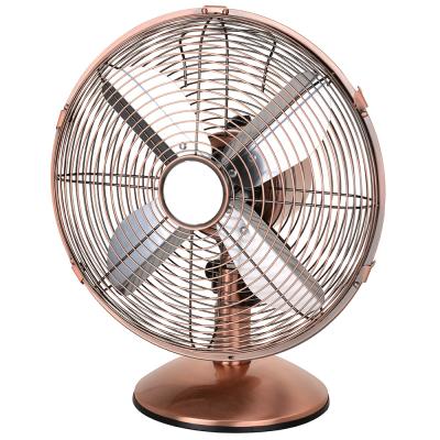 China Air Cooling Classic Metal Table Fan12inch DEST Fan With Metal Blades for sale