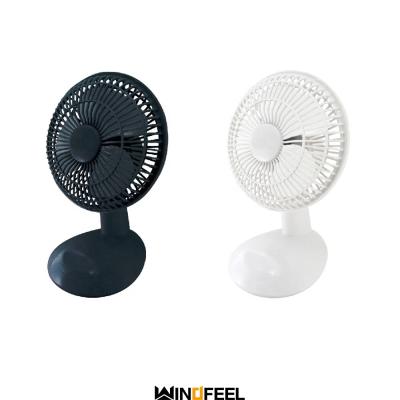 China 6 Inch Desktop Table Fan Small Plastic Oscillating Cooling Fan For Home Mini Fan for sale