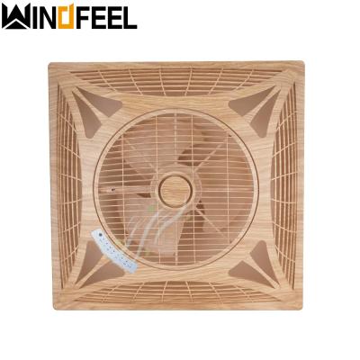 China Hotel 16 Inch Household Remote Control Ceiling Fan Mount Hotel Fan Electric Comfortable Natural Wind Air Cooling for sale