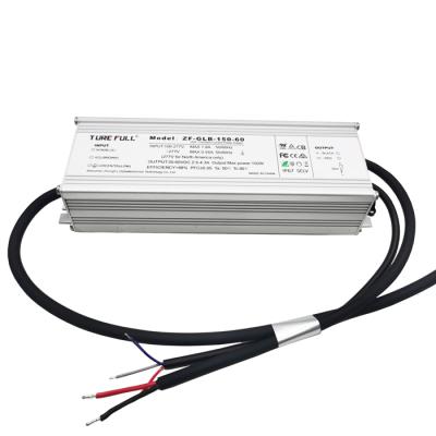 China isolated aluminum led light driver 150W 60V 0-10V dimming ac dc led power supply ZF-GLB-150-60 for sale