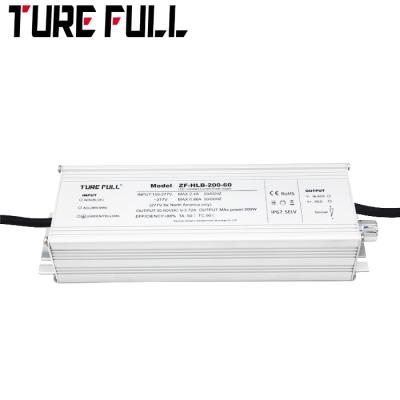 China Street Light Led Driver High Efficiency IP67 Waterproof For Outdoor Led Driver 200W LED Lighting Constant Current 218X67X42mm for sale