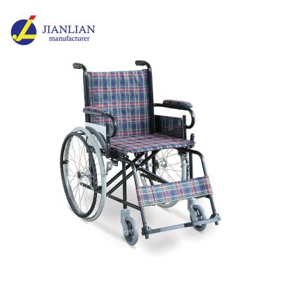 China Lightweight Folding Elderly Wheelchair Scooter Eco - Friendly Elderly Handicapped Portable Wheelchair Cart for sale