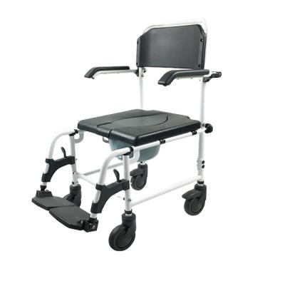 China 2018 New Design Home Care Elderly Commode Chair JL6927L With Wheels for sale