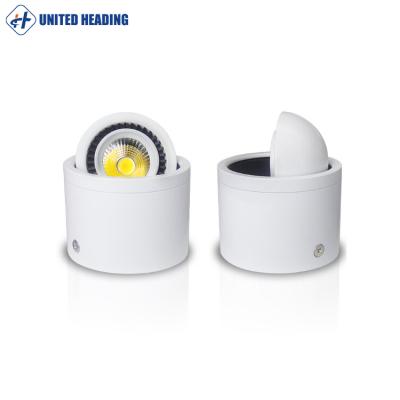 China Hotel adjustable cob led spotlight for clothing store led ceiling surface mounted indoor light for sale