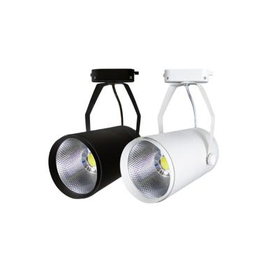 China High Power Modern Adjustable Spot Track Light Housing Beam 30W Led Track Light COB for sale