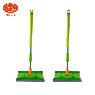 China Disposable Floor Cleaning Flat Mop With Self-Washed Stainless Steel Magic Hand Free Mop for sale