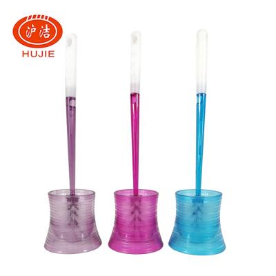 China Newly Design Eco-Clean Plastic Bathroom Toilet Bowl Brush And Holder Set for sale