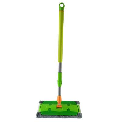 China Sustainable Floor Cleaning Flat Broom With Free Bucket Squeeze Broom Hand Broom for sale