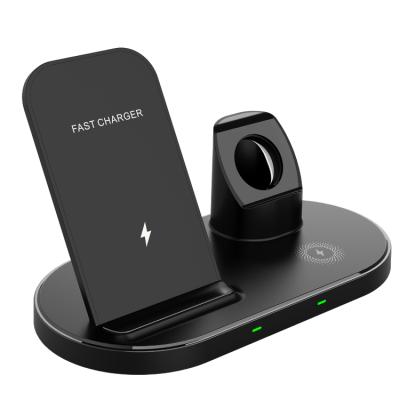 China Samsung Magnetic Fast Wireless Charger Pad Qi 15w Wireless Charger For Apple Android Universal Wireless Charger Stand for sale