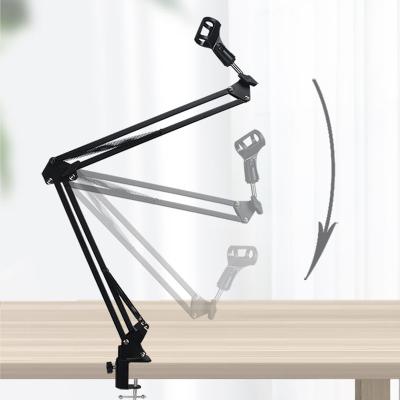 China Set of Music Drums Playing Professional Stretchable Folding Microphone Arm Studio Microphone Stand for sale