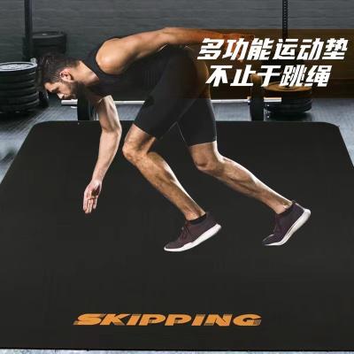 China TECHNOLOGY FABRIC Indoor Exercise Mat Super Mute Shock Pad For Jump Rope Yoga Mat for sale