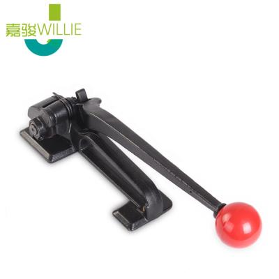 China Food 34 Buckle HB810 Stainless Steel Band Tensioner Steel Plate Hand Tying Tool For Steel Strap for sale