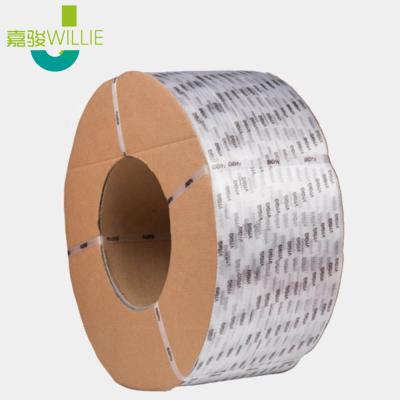 China Cheap Machine Packaging 100 Virgin Price 12mm*0.6mm Printed Pallet Machine Color PP Strapping Roll Strap Belt Band for sale