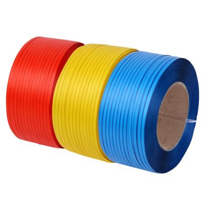 China Machine Packing Good Quality PP/PET 15 mm Tape Strapping PP Strapping Tape Roll Polypropylene Strapping for sale