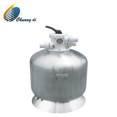 China Stainless Steel Pool Filtration Top-Mounted Stainless Steel Sand Filters for sale