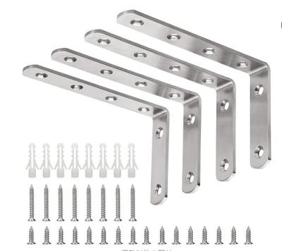 China Anodizado Ângulo Direito Ângulo Metal Bracket Alumínio extrudido Brackets Hardware à venda