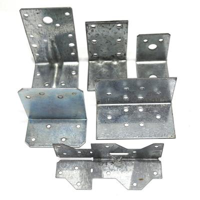 China Heavy Duty Stainless Steel Aluminium Angle Metal Bracket Wood Connector Stamping for sale