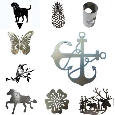 China CNC SS Laser Cutting Products Steel Sheets Design For Garden Art Decorations for sale