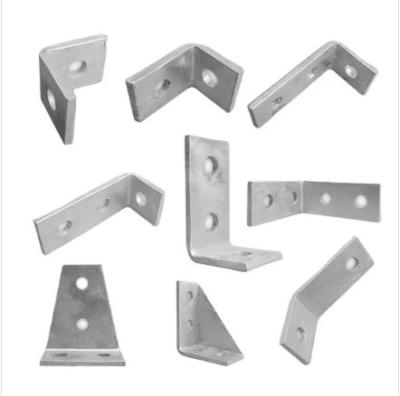 China Metal L Corner Connection Bracket with Galvanized Powder Coating and Adjustable Design for sale