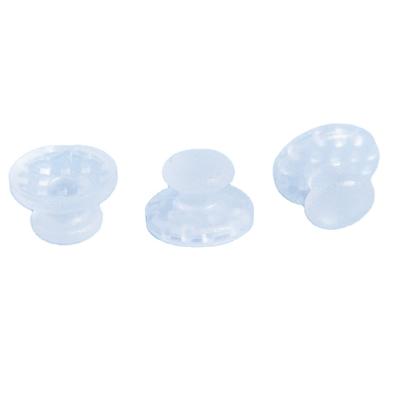 China Dental Consumables Ceramic Clear Orthodontic Bondable Lingual Button Convenient For Dentist for sale