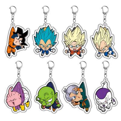 China Eco-friendly Anime Personalized Customised Acrylic Keychain for sale