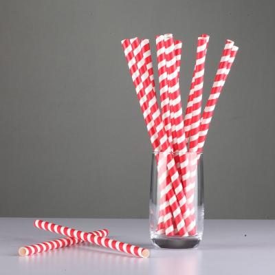 China Custom Colorful Disposable Paper Straws Disposable Biodegradable Paper Drinking Straw for sale